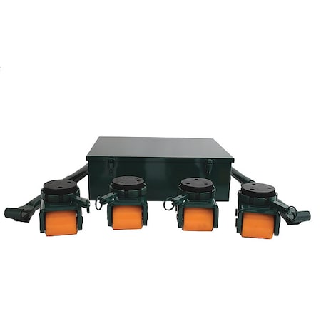 Hilman Rollers Bull Dolly Kit, 3 1/2 in L Deck KBSP-4P