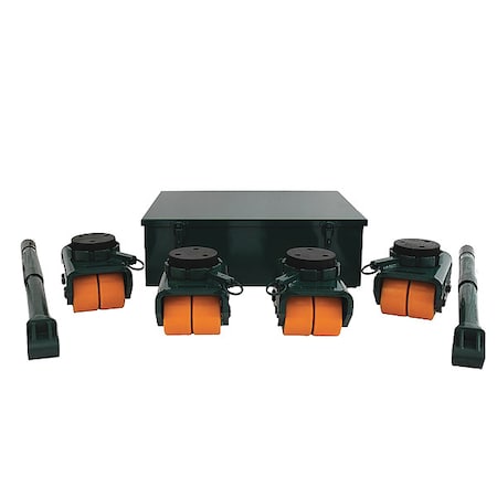 Hilman Rollers Bull Dolly Kit, 3 1/2 in L Deck KBSP-12P