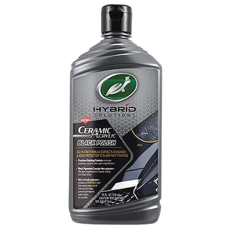 Turtle Wax Ceramic Acrylic Black Polish, 14 oz Size 53448