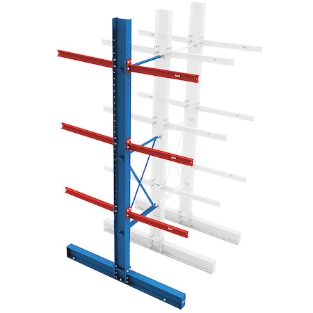Steel King Cantilever Rack, Load Capacity 13,010 lb IBCDS144048A