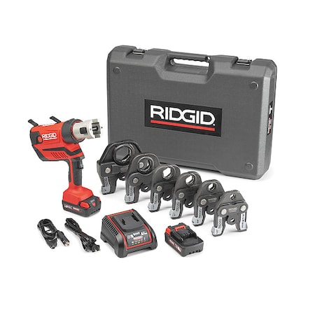 RIDGID Cordless Press Tool Kit, 7200lb CrimpForc RP 350