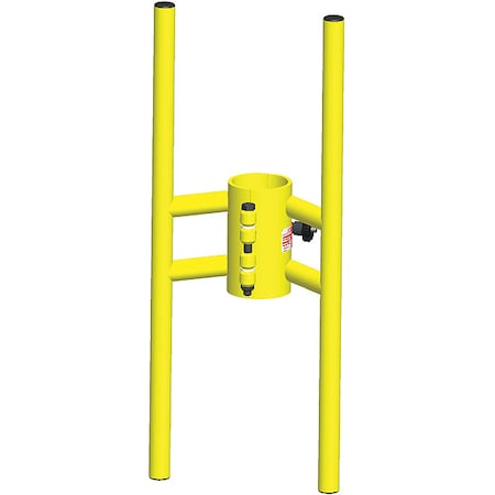 Msa Safety Hand Rail Attachment, Mast, IX IN-2282