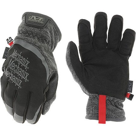 Mechanix Wear ColdWork FastFit 2XL, Synthetic Leather Palm, Black/Gray CWKFF-58-012
