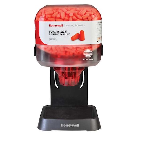 Honeywell Howard Leight HL400 Earplug Dispenser, Foam, Bullet, 32 dB NRR, Uncorded, 400 Pairs Per Pkg HL400-XTR-INTRO-AM