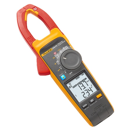 Fluke Digital Clamp Meter, Backlit LCD, 1,000 A A, 1.3 in (33 mm) Jaw Capacity Fluke-378 FC