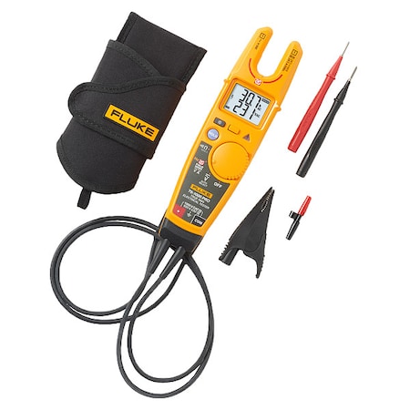 Fluke Digital Clamp Meter, Simultaneous Voltage and Current Display, CAT III 1000V/CAT IV 600V, 200 Max AC T6-1000 PRO