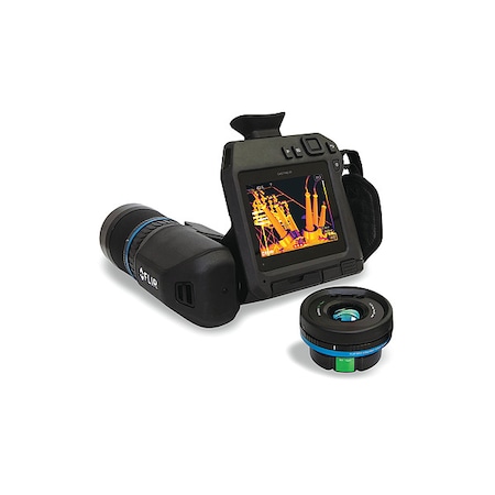 Gas Imaging Camera with Interchangeable Lens, Auto Focus, 4.0 in Touch Screen Color LCD Display -  FLIR, FLIR GF77-HR