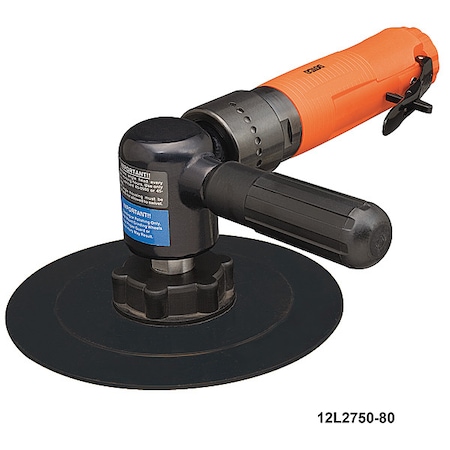 Dotco Right Angle Angle Grinder, 1/4 in NPT Air Inlet, Heavy Duty, 4500 rpm, 0.9 HP 12L2762-80