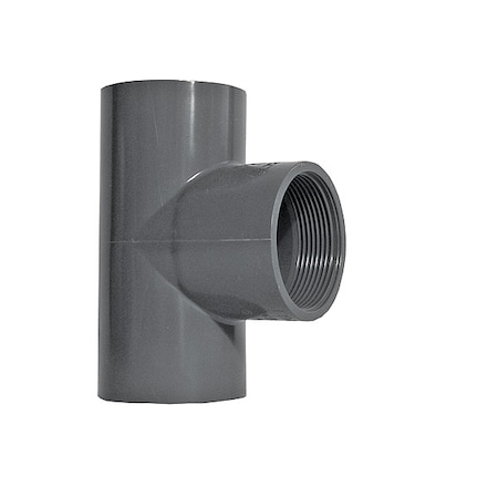 Westlake Pipe & Fittings Tee, 2 x 2 x 1 1/2 in, Schedule 40,280 PSI 302251