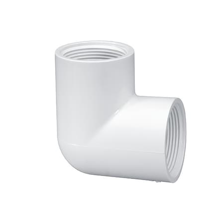 Westlake Pipe & Fittings PVC, 90 Elbow, 1 in NPT, 1 in NPT 408010
