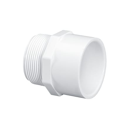Westlake Pipe & Fittings PVC, Straight, 1 1/2 in, 1 1/2 in NPT 436015BC