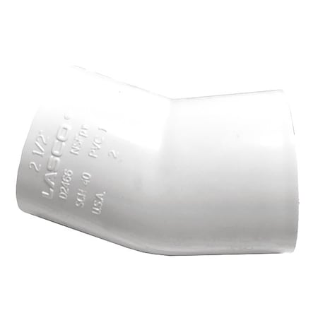 Westlake Pipe & Fittings PVC, 22-1/2 Elbow, 6 in, 6 in 465060