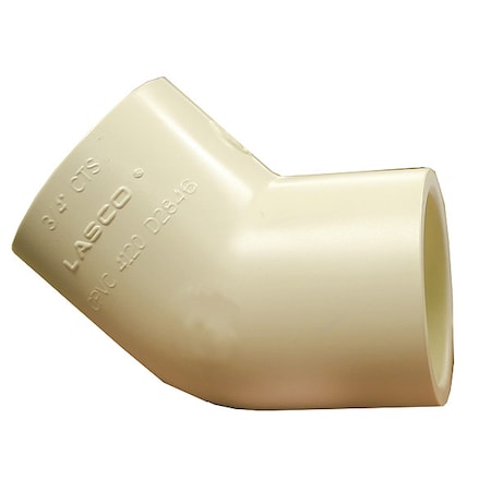 Westlake Pipe & Fittings Elbow, CPVC, Socket1/2in, Socket1/2in 4117005