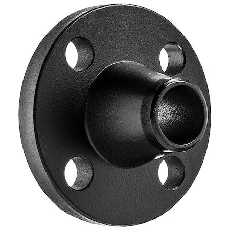 Zoro Select Weld Neck Flange Pipe Flange, 1-1/2" Pipe, Flanged x Weld Neck, Steel, Class 300 BULK-PF-501