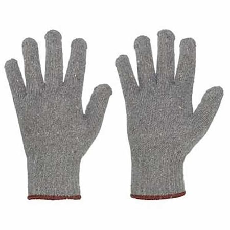 CONDOR Knit Gloves, Gray, L, PR 60VY33