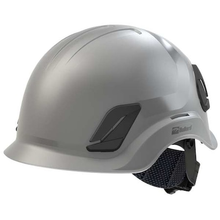 Bullard Climbing Helmet, CEN10, ABS, Polycarbonate, 4 Point Ratchet, Type 1, Class E, Gray C10NDGAMR