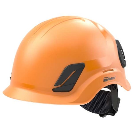 Bullard Climbing Helmet, CEN10, ABS, Polycarbonate, 4 Point Ratchet, Type 1, Class E, Orange C10NORAMR