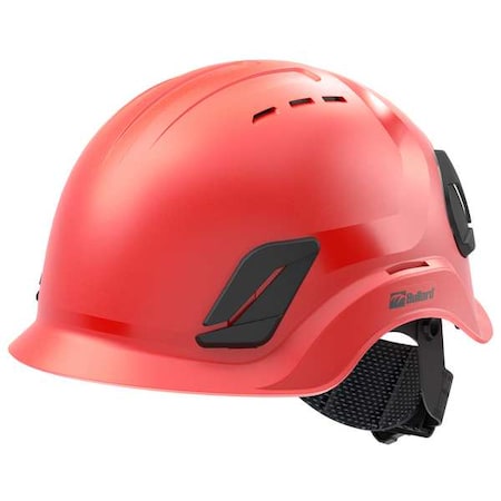 Bullard Climbing Helmet, CEN10, ABS, Polycarbonate, 4 Point Ratchet, Type 1, Class C, Red C10VRDAMR