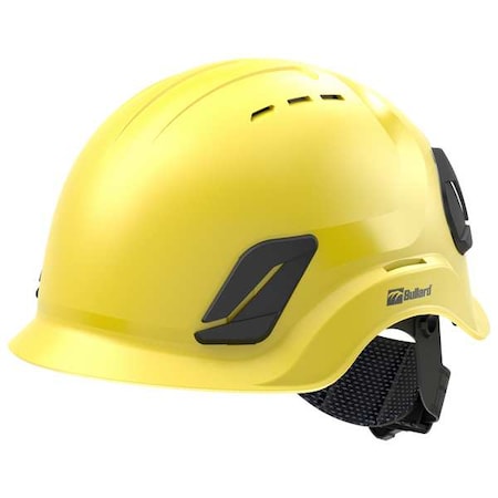 Bullard Climbing Helmet, CEN10, ABS, Polycarbonate, 4 Point Ratchet, Type 1, Class C, Yellow C10VYLAMR