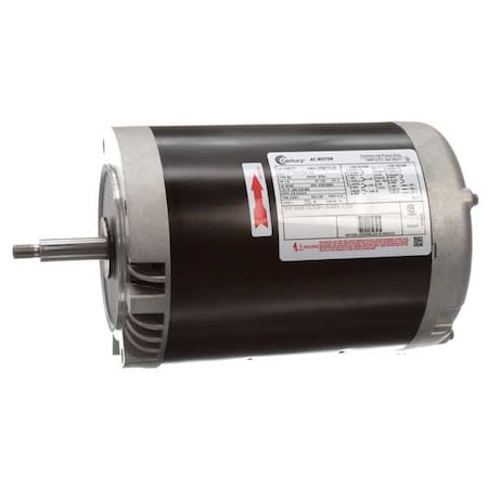 CENTURY 3-Phase General Purpose Pump Motor, 1 1/2 HP, 56J Frame, 208-230/460V AC Voltage H607