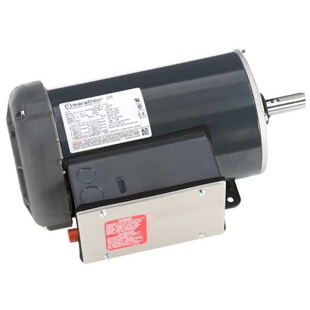 Leeson Farm Duty Motor, Capacitor-Start/Run, 2 HP, 115/230V AC, 1,740 Nameplate RPM, 145T Frame 145TBFR5341