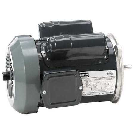 Leeson Auger Duty Motor, 3/4 HP, 115/230V AC, 1,800 Nameplate RPM, 56YZ Frame 117889.00