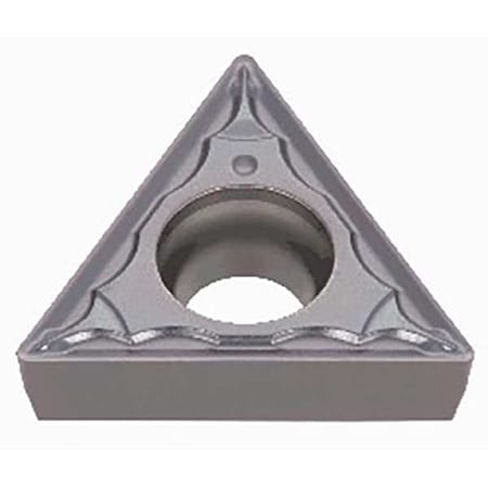 Tungaloy Triangle Turning Insert, Triangle, 1/4 in, TCMT, 0.031 in 6781056