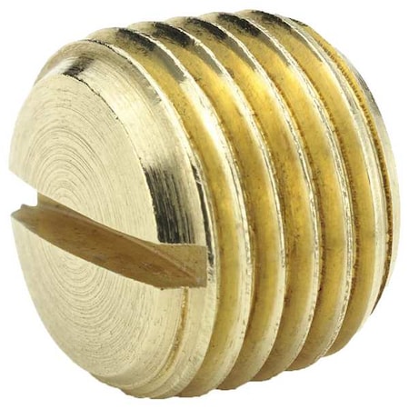 Parker Slotted Head Plug Brass Slotted Head Plug, 1/8 in Male NPT X 220P-2