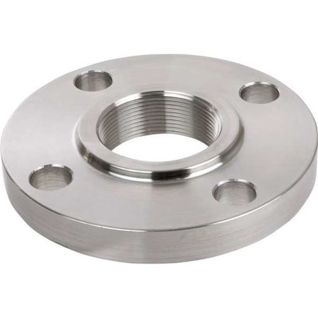 Zoro Select Pipe Flange, Floor Flange, 304/304L SS 4381001100