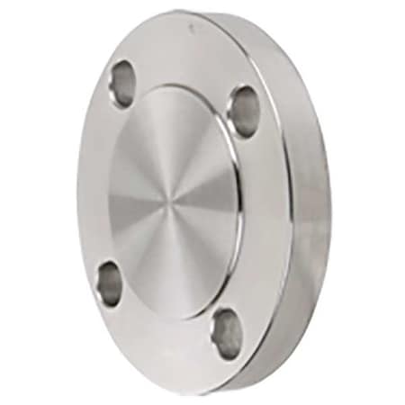 Zoro Select Pipe Flange, Blind Flange, 316/316L SS 4381001880