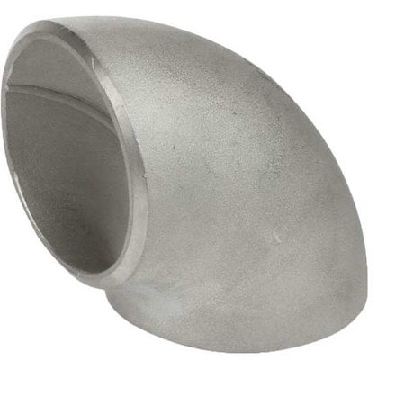Zoro Select 90 Long Radius Elbow, 304 SS, 6 in 4381009680
