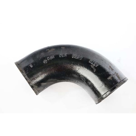 Zoro Select 90 Degrees  Short Sweep Bend Elbow Short Sweep 1/4 Bend, 2" Pipe, Female Socket, Cast Iron, 0 psi 220462