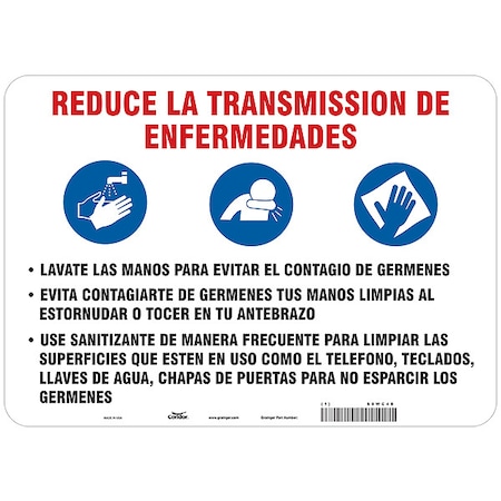 Condor Safety Marking Label, 10 in x 14 in 60WC48