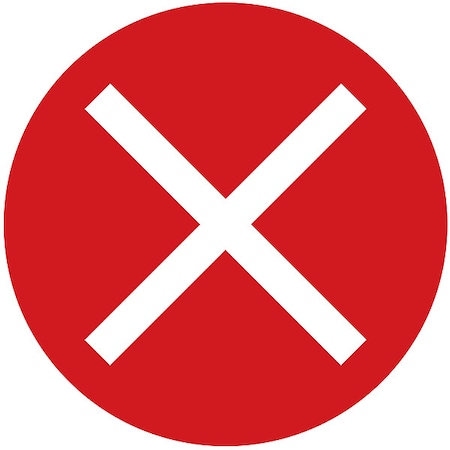 Condor Safety Marking Label, 6 in x 6 in 60WC52