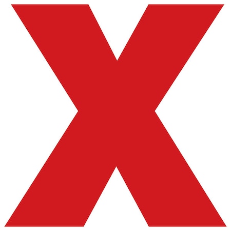 Zoro Select Safety Marking Label, 6"x 6 in, PK20 60WC54