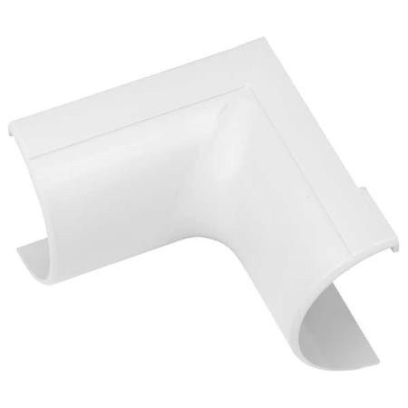 D-Line 90 Degree Internal Elbow, 3 1/4 in L, PVC, White FLIB5025W