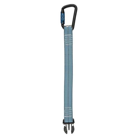 Falltech Tool Attachment, Blue, 11 in L, PK5 5107A5