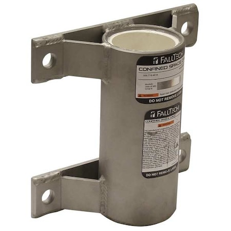 Falltech Permanent Sleeve, SS Base, Gray, 9 in H 65070WMS