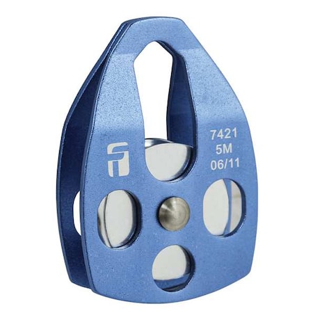 Falltech Tripod Pulley, Aluminum, 5 in H, Blue 7421
