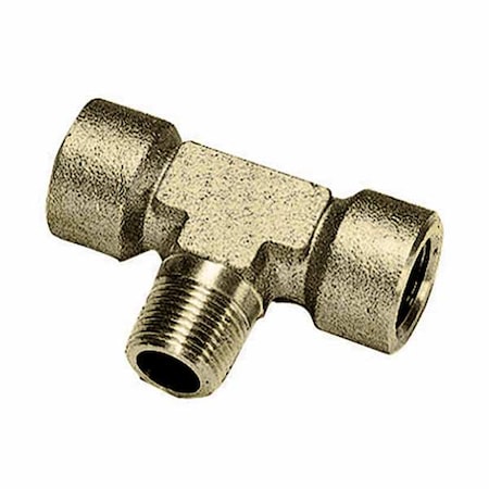 Legris Branch Tee Brass Branch Tee, 1/4 in Female BSPP X 1/4 in Female BSPP 0158 13 13