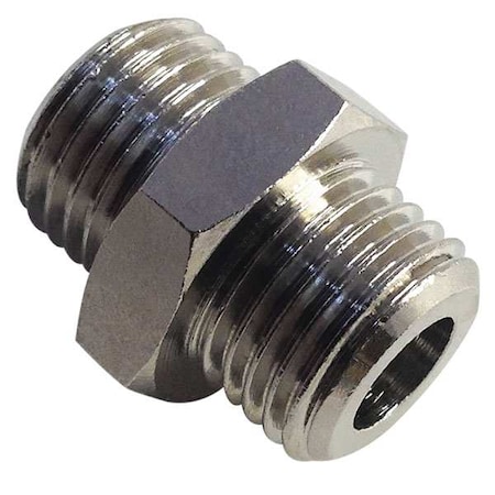 Legris Male Adapter Brass Adapter, 1/4 in Male BSPP X 1/4 in Male BSPP 0901 00 13