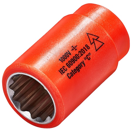 Itl 1/2 in Drive Insulated Socket 3/4 in 01630