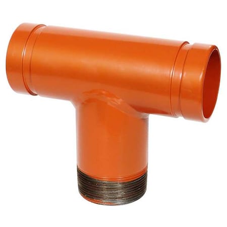 Gruvlok Branch Tee, Ductile Iron, 2 in, Grooved 0390020063