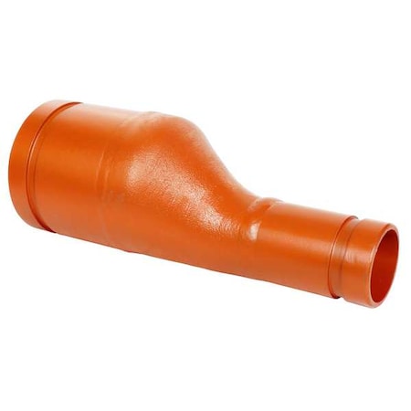 Gruvlok Coupling, Ductile Iron, 4 x 3 in, Orange 0390032092