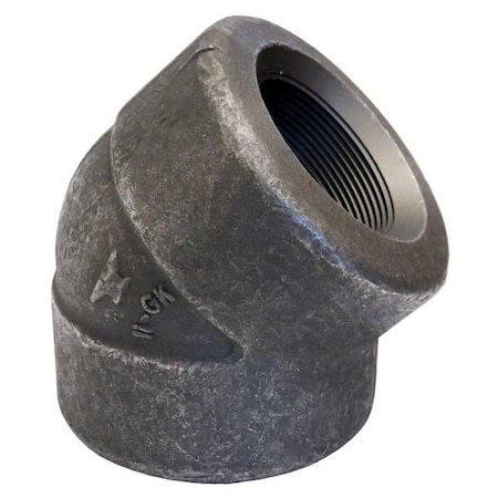 Anvil 45 Degrees  Elbow Elbow, 1-1/2" Pipe, FNPT, Forged Steel, Class 6000 0361213606