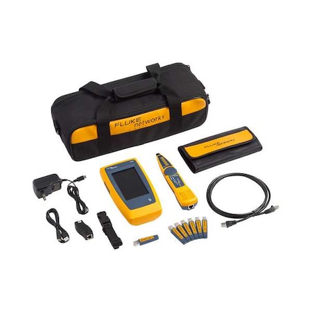 Fluke Networks Cable Network Tester, RJ45, Network Cables LIQ-KIT