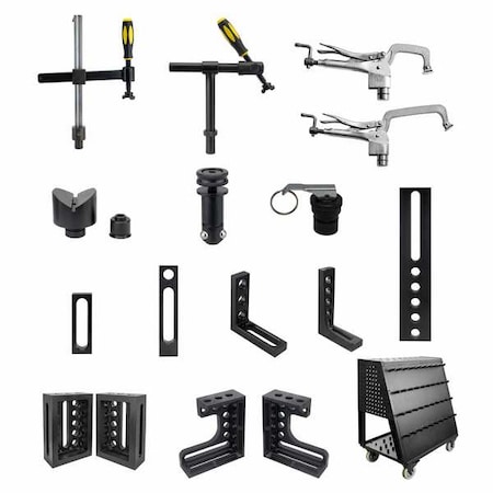 Strong Hand Tools Modular Fixturing Kit, 100 PC T28-90401