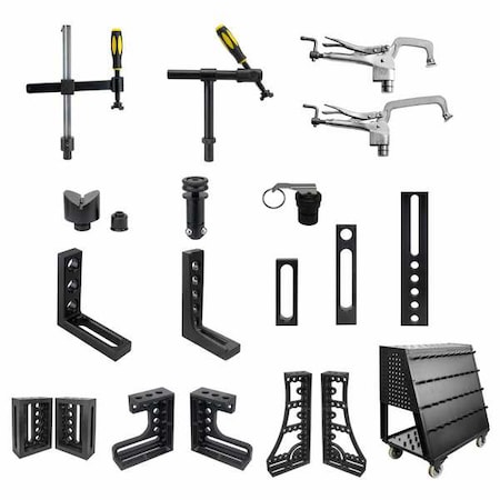 Strong Hand Tools Modular Fixturing Kit, 126 PC T28-90501