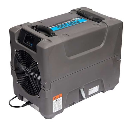 Dri-Eaz Portable Dehumidifier, Not Applicable, 12 1/2 in, Rotomolded Polyethylene, 115V AC PHD-200