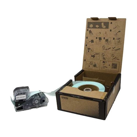 Epson WraparoundLabel, White, Vinyl, 1-1/2inW BVSL38X38PX